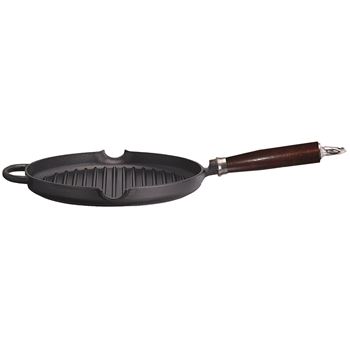 Grillpanna 28 cm Ronneby Bruk Maestro trä betsat