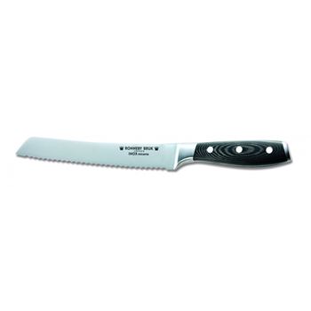 Brödkniv 20 cm Ronneby Bruk INOX Micarta rostfri/svart