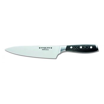 Kockkniv fransk 20 cm Ronneby Bruk INOX Micarta rostfri/svart