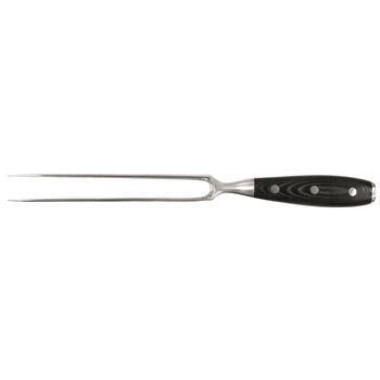Stekgaffel 18 cm Ronneby Bruk INOX Micarta svart/stål