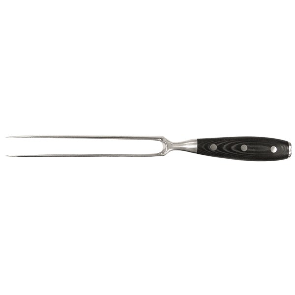 Stekgaffel 18 cm Ronneby Bruk INOX Micarta svart/stål