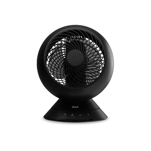 Bordsfläkt duux® Globe svart