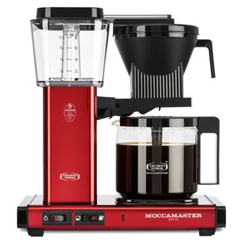Kaffebryggare 1,25 liter, kalkindikator Moccamaster Optio metallic red