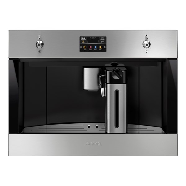 Espressomaskin inb. Smeg Classic rostfri