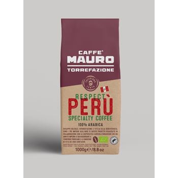 Kaffebönor Respect Peru 100% 1000gr Caffè Mauro beige
