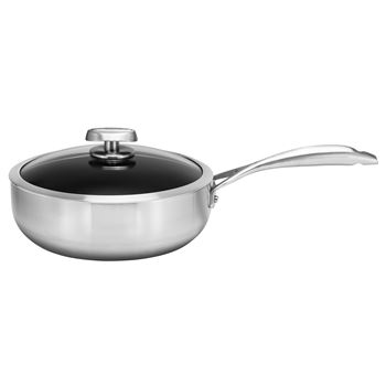Traktörpanna 26 cm djup med lock Scanpan CS+