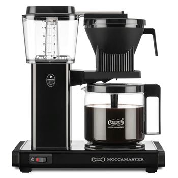 Kaffebryggare 1,25 liter Moccamaster One Switch black