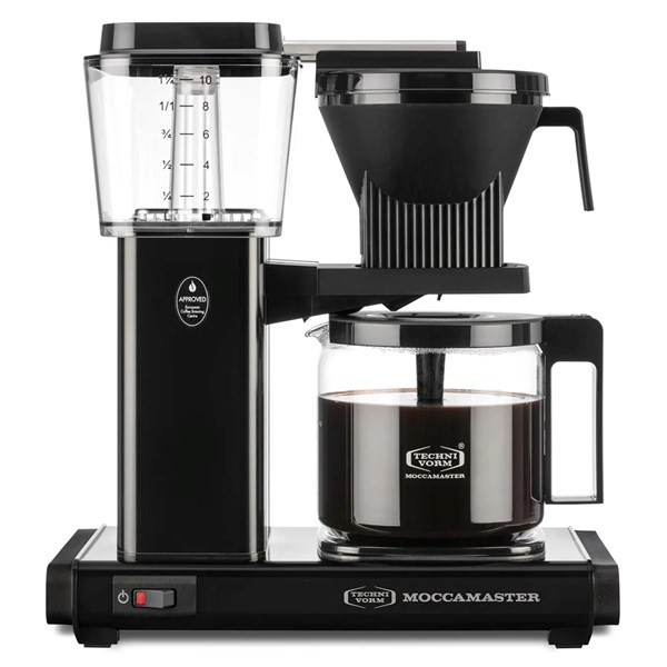 Kaffebryggare 1,25 liter Moccamaster One Switch black
