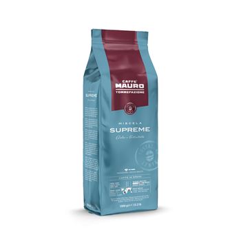 Kaffebönor Supreme 80/20 1000gr Caffè Mauro ljusblå