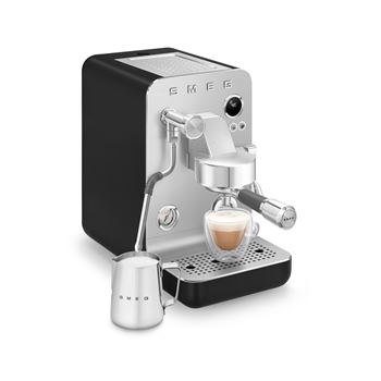 Espressomaskin manuell Smeg Collezione svart