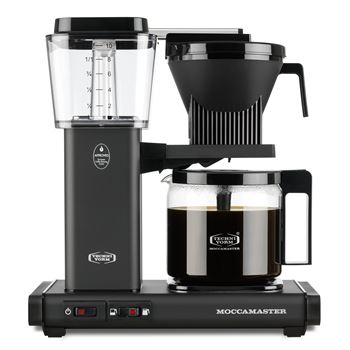 Kaffebryggare 1,25 liter, kalkindikator Moccamaster Optio matt black