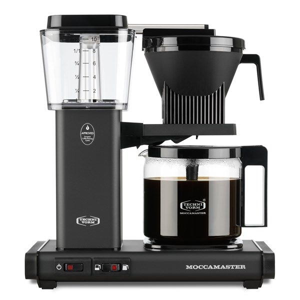 Kaffebryggare 1,25 liter, kalkindikator Moccamaster Optio matt black
