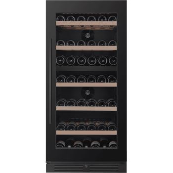 Vinkyl 130 cm 112 flaskor dubbelzon  Vigneron Storage svart