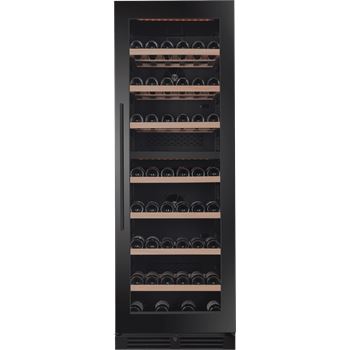 Vinkyl 170 cm 166 flaskor dubbelzon  Vigneron Storage svart