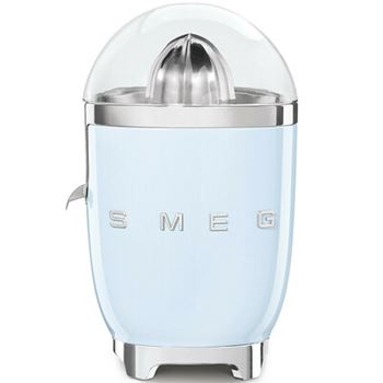 Citruspress Smeg 50's Style pastellblå