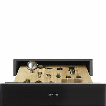 Sommelierlåda 15 cm Smeg Linea svart