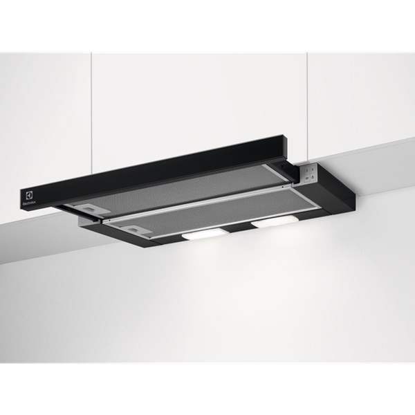 Köksfläkt integr. 60 cm LFP326FB Electrolux svart