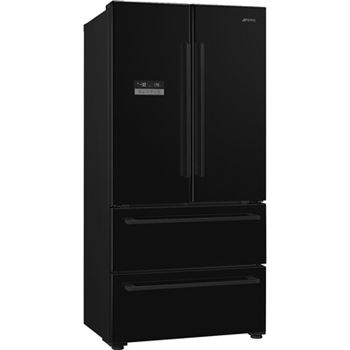 Kyl/frys kombi 182 cm French Door Smeg svart