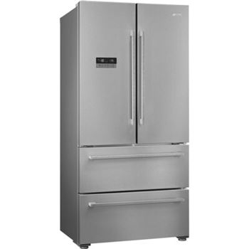 Kyl/frys kombi 182 cm French Door Smeg rostfri