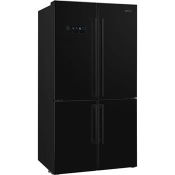Kyl/frys kombi 182 cm French Door Smeg svart