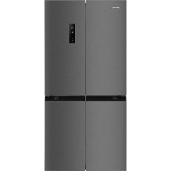 Kyl/frys kombi 179 cm French Door Smeg svart