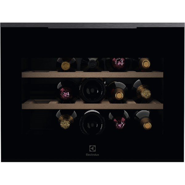 Vinkyl kompakt 15 flaskor, 49L KBW6H Electrolux svart