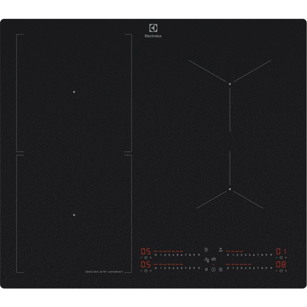 Inbyggnadshäll 60 cm SenseBoil+SenseFry EH60KB6CSC Electrolux saphirmatt