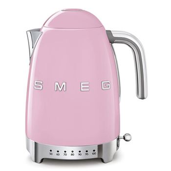 Vattenkokare 1,7L med temperaturinst. Smeg 50's Style rosa