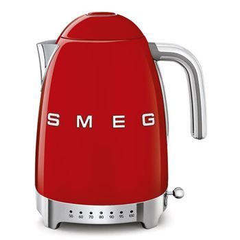 Vattenkokare 1,7L med temperaturinst. Smeg 50's Style röd