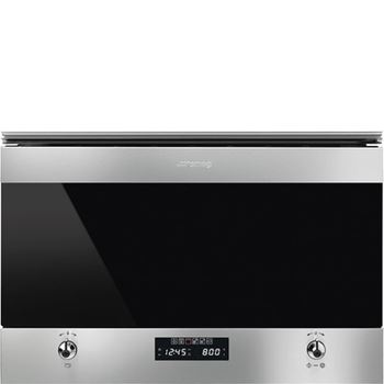 Mikrovågsugn 23L inb. Smeg Classic rostfri