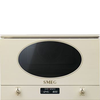 Mikrovågsugn 23L inb. Smeg Colonial creme