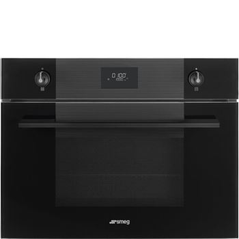 Kompaktugn 40L Smeg Linea svart