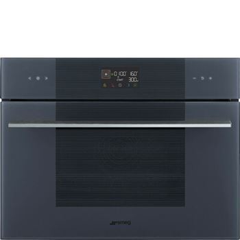 Kompaktugn 40L Smeg Linea grå