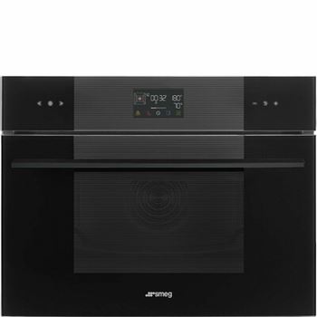 Kompaktugn 40L ångfunktion Smeg svart