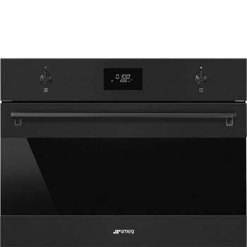 Mikrovågsugn 40L inb. Smeg Classic svart