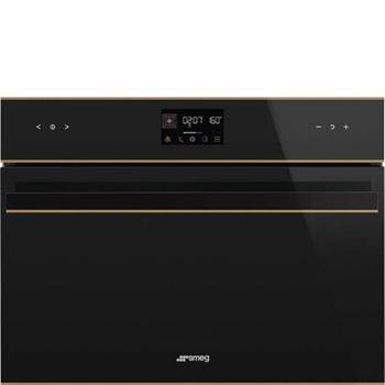 Kompaktugn 40L inb. m mikro Smeg Dolce Stil Novo svart