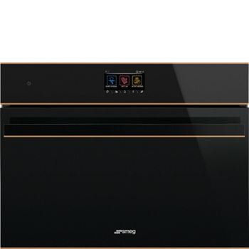 Kompaktugn 40L ångfunktion Smeg svart