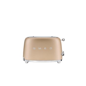 Brödrost 2-skivor Smeg 50's Style mattguld