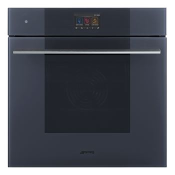 Inbyggnadsugn 68L multitech Smeg Linea grå
