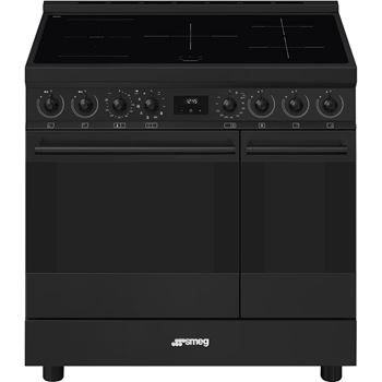 Spis 90 cm Smeg Classic mattsvart