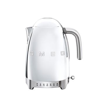 Vattenkokare 1,7L med temperaturinst. Smeg 50's Style krom