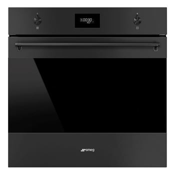Inbyggnadsugn 70L Smeg Classic svart