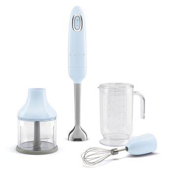 Stavmixer m tillbehör Smeg 50's Style pastellblå