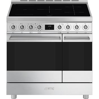 Spis 90 cm Smeg Classic rostfri