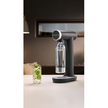 Kolsyremaskin Smeg Collezione svart