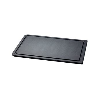 Skärbräda med ränna 38,5x27 cm Continenta Duracore svart