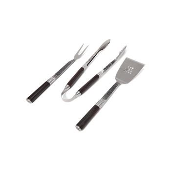 BBQ set 3 dels Satake Kuro brun/rostfri