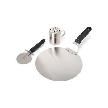 Pizza set Satake brun/rostfri