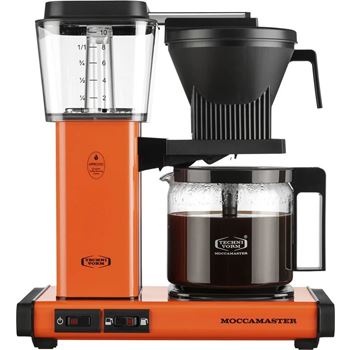 Kaffebryggare 1,25 liter, kalkindikator Moccamaster Optio orange