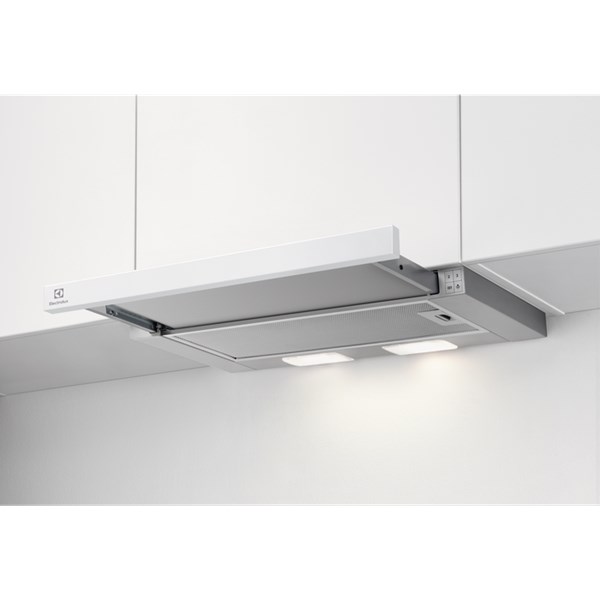 Köksfläkt integr. 60 cm LFP326W Electrolux vit